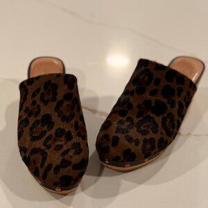 J Jill Cheetah Clogs